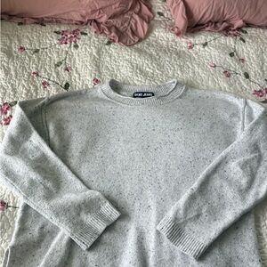 DKNY Men's Light Gray Crewneck Sweater